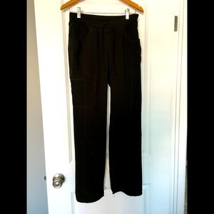 Black scrub pants